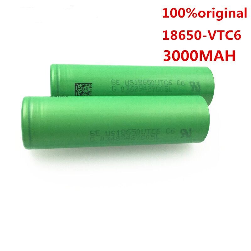 original 3.7 V 3000 MAH 18650 battery for us18650 Sony VTC6 30A toys tools flashlight battery+USB Charger