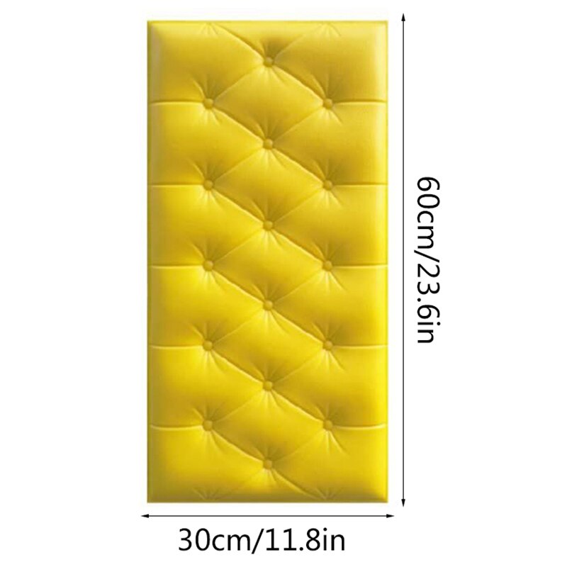 Anti-collision auto-adhésif tatami mur tête de lit doux 3D autocollant mural fond décor enfants chambre crash dos coussin: 5