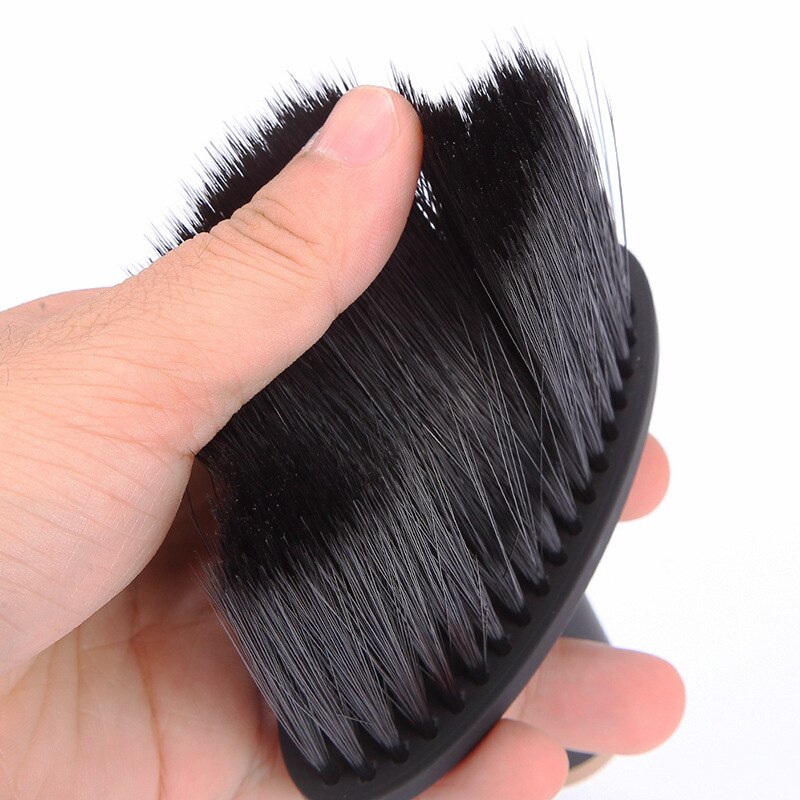 Cepillo de pelo suave para el cuello, plumero facial, cepillo de limpieza para corte de pelo de peluquería, accesorios de salón de peluquería, herramienta de estilismo