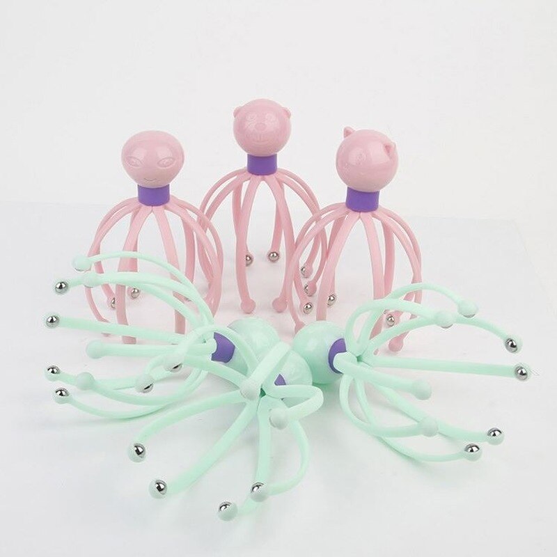 głowa oskalpować masażysta grzebień szyja masaż wałek ośmiornica pazury magnetyczny piłka zrelaksować się spa włosy opieka dla włosy wzrost naprężenie ulga odpoczynek