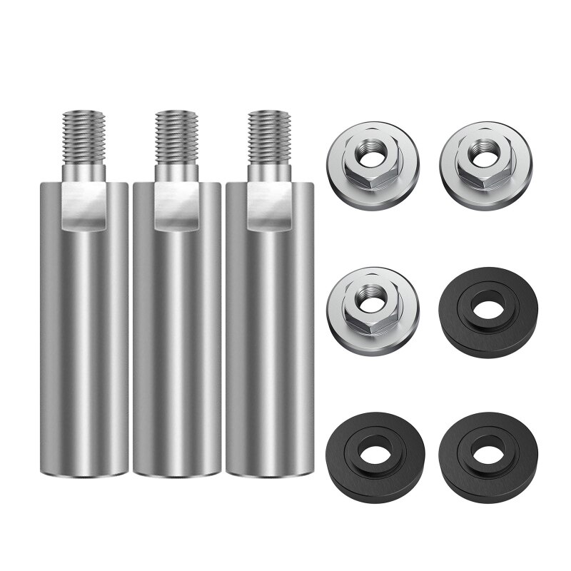 Angle Grinder Extension Connecting Rod M10 Thread Adapter Extension Shaft for Rotary Polisher Pad Grinding Connection 85WC