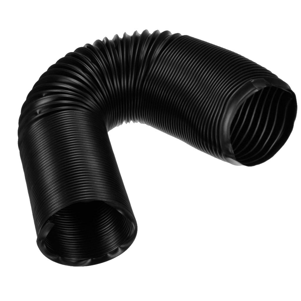 Black 75mm 3" Multi Flexible Cold Air Intake Duct Inlet Pipe Hose Tubes