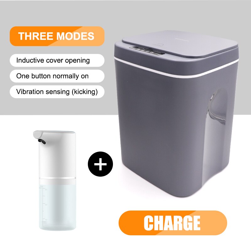 Automatische Prullenbak Vuilnisbak Bin Voor Keuken Afvalbak Sensor Intelligente Emmer Vuilnis Opslag Badkamer Papier Mand Led Licht