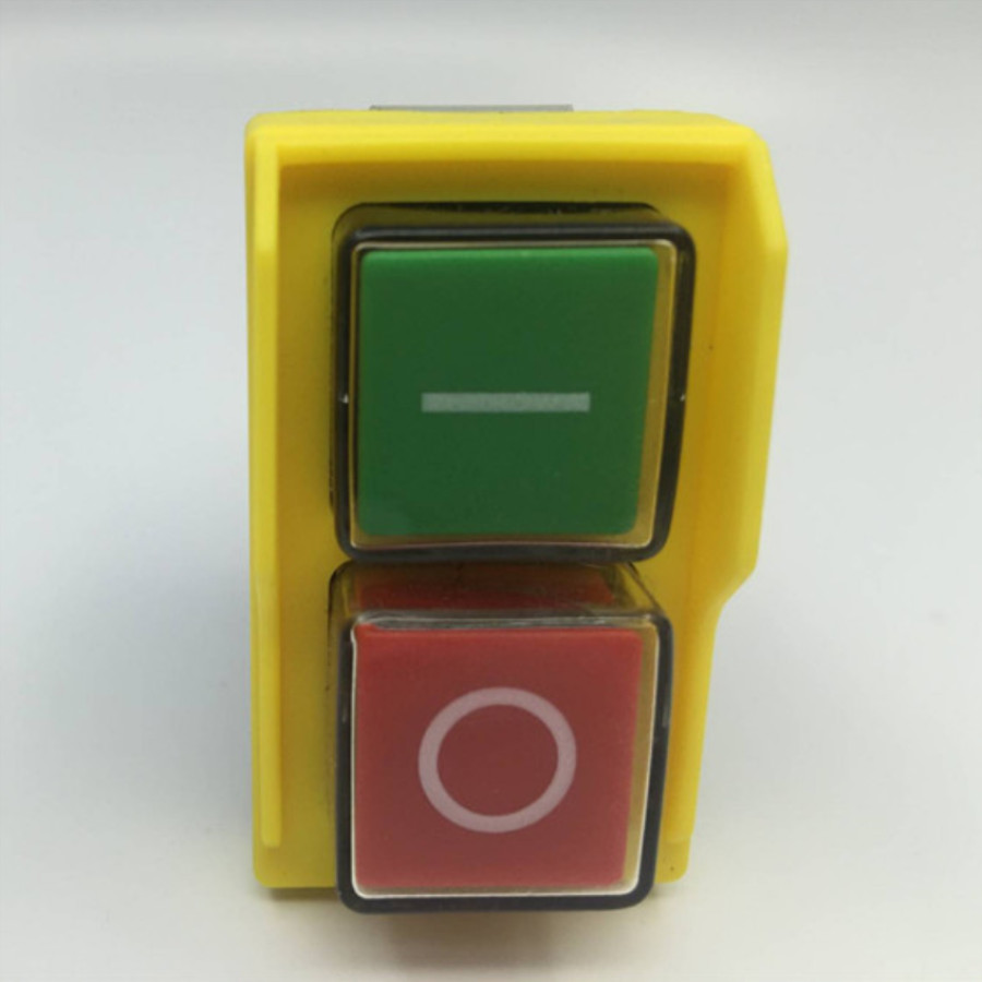 DZ04 4 pins Waterdichte Elektromagnetische Push Button Switches Start Stop Schakelaar voor Slijpmachine 250VAC 8 (6) EEN