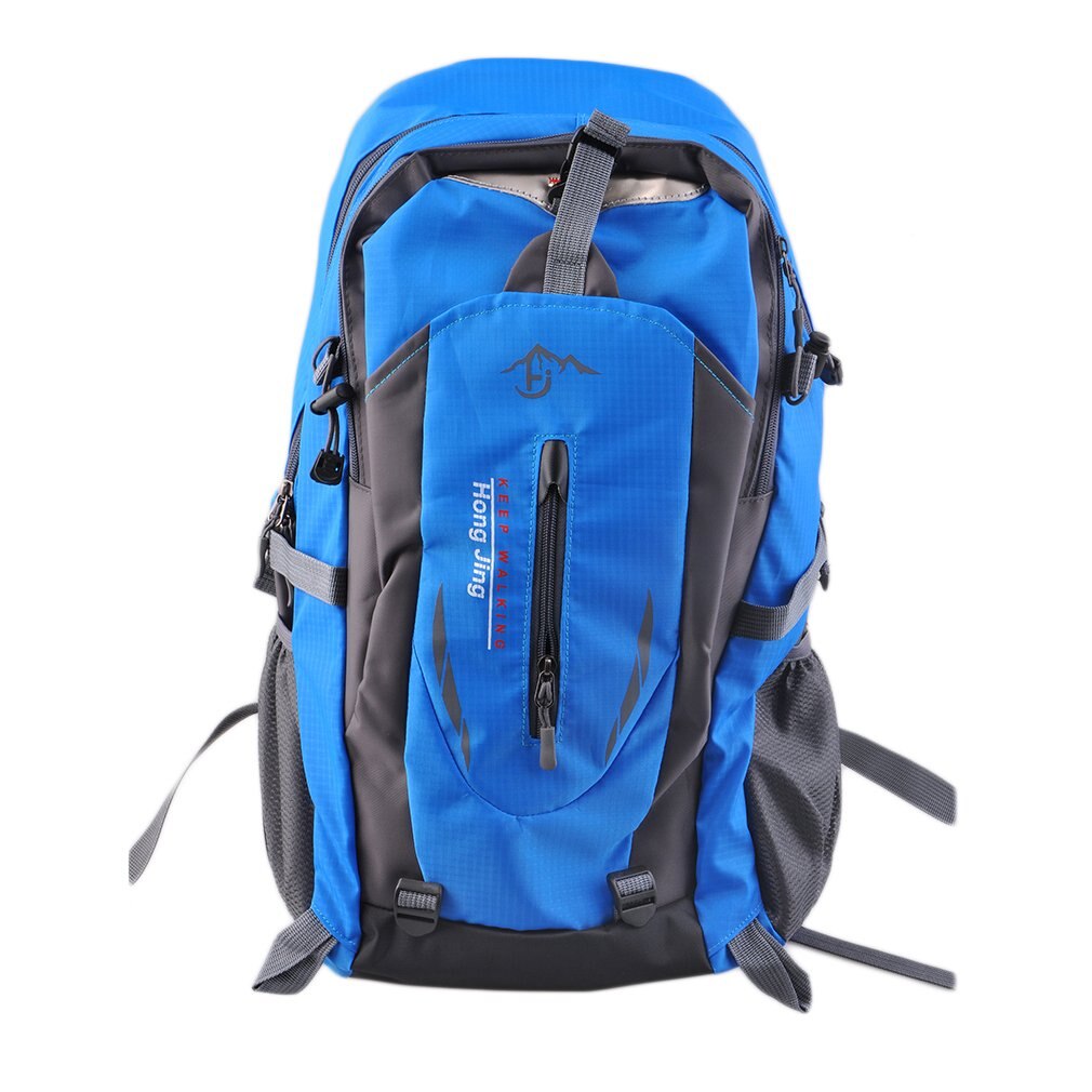40L Nylon Outdoor Backpack Waterproof Softback Men's Back Pack Laptop Mochila Camping Hiking Racksucks Climbing Bags Male: Blue