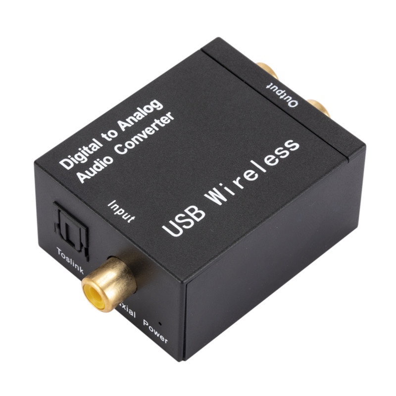 Digitaal Naar Analoog Audio Converter Ondersteuning Bluetooth Optische Vezel Toslink Coaxiaal Signaal Naar Rca R/L Audio Decoder Spdif Dac