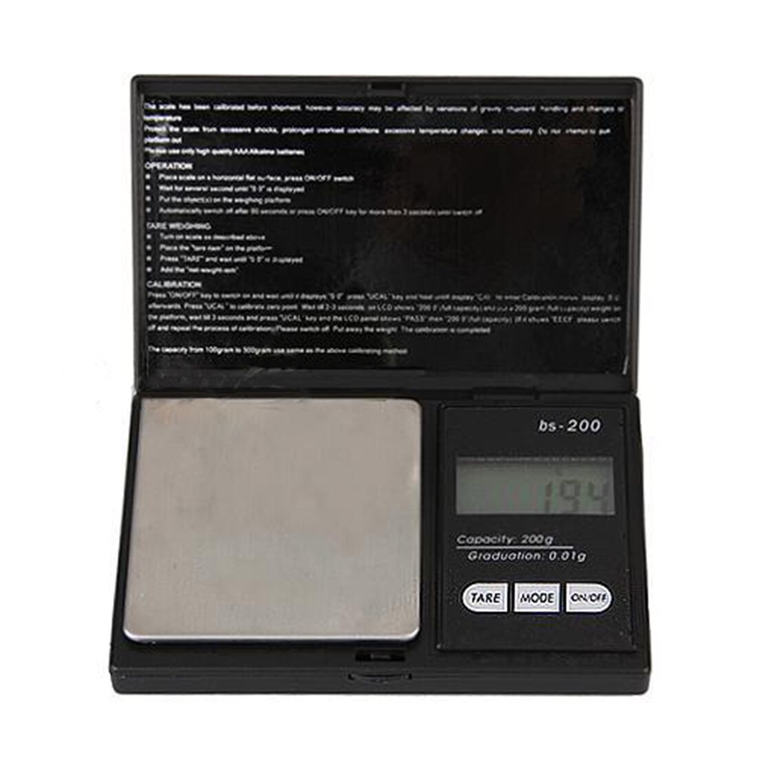 Mini Precisie Digitale Weegschaal 200G X 0.01G Sieraden Goud Zilver Coin Gram Zakformaat Display Units Pocket Elektronische weegschalen