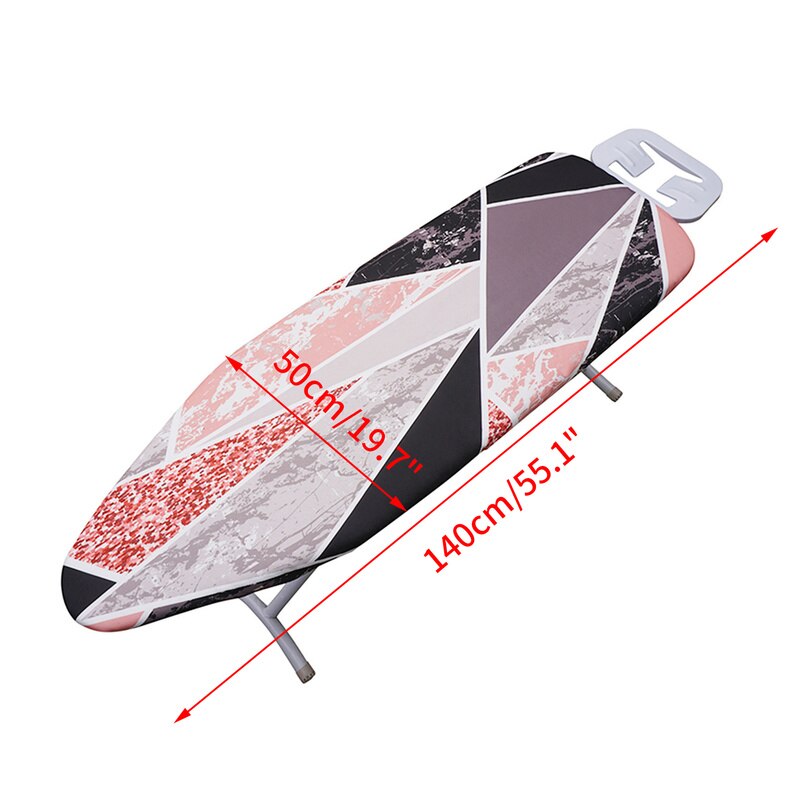 Ironing Board Cover Marble Cloth Printed Ironing Board Cover Heat Resistant Padded Case for Home Cleaner Tools 140x50cm