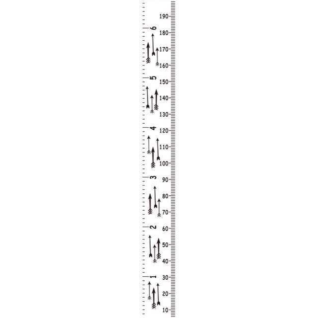 Requisiten Holz Wand Hängen Baby Höhe Messen Lineal Wand Aufkleber Baby Kind Kinder Wachstum Diagramm für Schlafzimmer Dekoration: 3