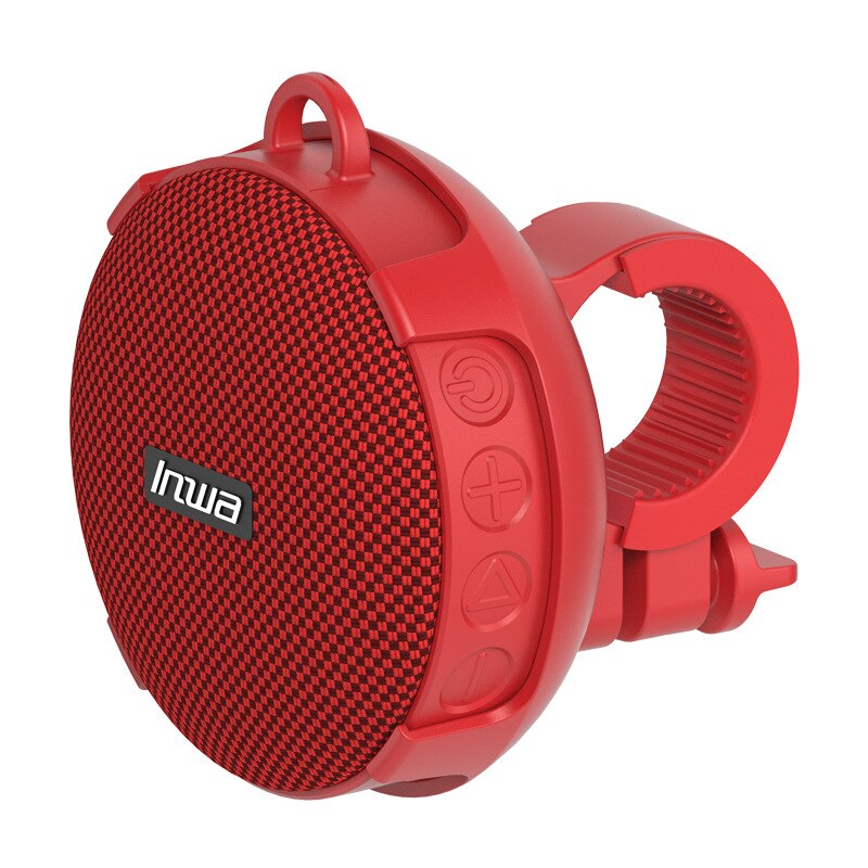 INWA MZ-360 Drahtlose Bluetooth Fahrrad Tragbare Lautsprecher TF USB IPX7 Wasserdicht Und -beweis Für Musik Ich bin Freien Klang Fahrrad montieren: rot