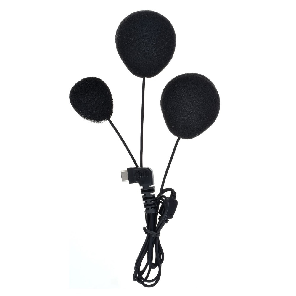 Fodsports-intercomunicador BT-S2 Pro S3 para casco, auriculares con interfaz tipo C, altavoz para motocicleta con micrófono duro/suave