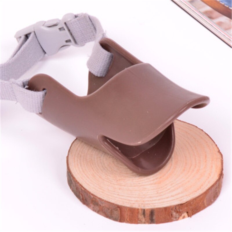 Hondenmuilkorf siliconen schattige eendenmondmasker snuit blaf bijtstop kleine hond anti-bijtmaskers voor hondenproducten huisdieraccessoires 1 st.