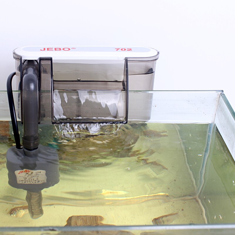JEBO Externe Filter 3W Wasserfall Aquarium Filter Pumpe Panzer Zauberstab Hängen Aquarium Oberfläche Abschäumer ErhöHenne Sauerstoff 702