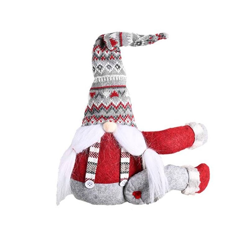 Julegardinspenne svensk nisse dukke ornament tieback festeholder stue vindu dekorasjoner soverom hjem: 2