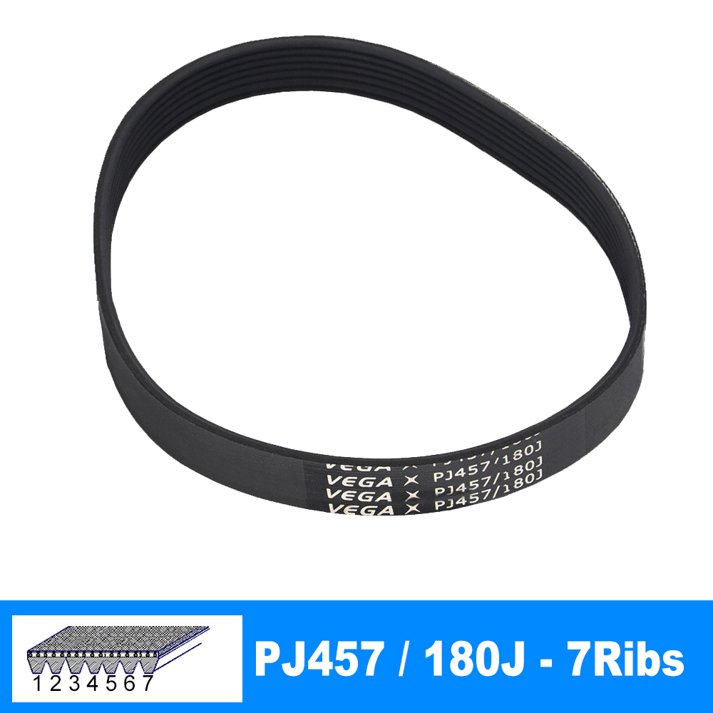 VEGA – ceinture en V PJ457 180J, 3/4/5/6/7/8/9/10, pour pièces de courroie de moteur DIYModel: 1Piece 7Ribs