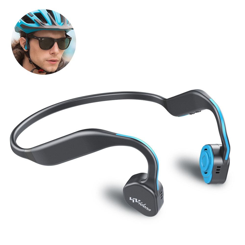 Vidonn F1 Bone Conduction Headphones Earphone Bluetooth 5.0 Titanium Open Ear Wireless Sports Headset