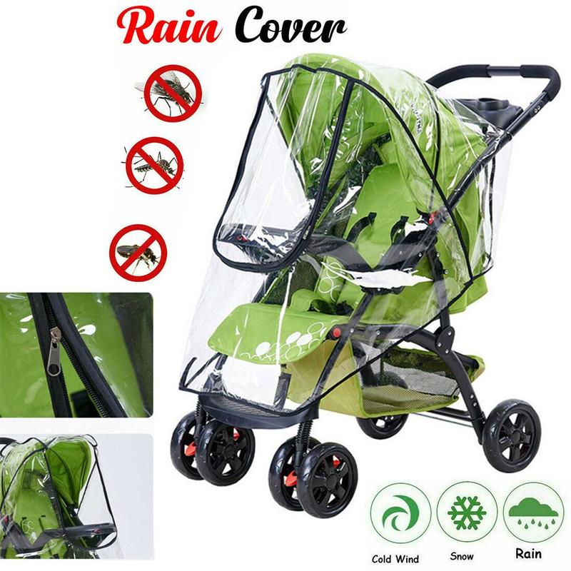 Barnevogn klædedragt regn klædevogn regnbetræk forrude forrude paraplybetræk klapvogn bil varm regnfrakke baby wint  l6 h 3