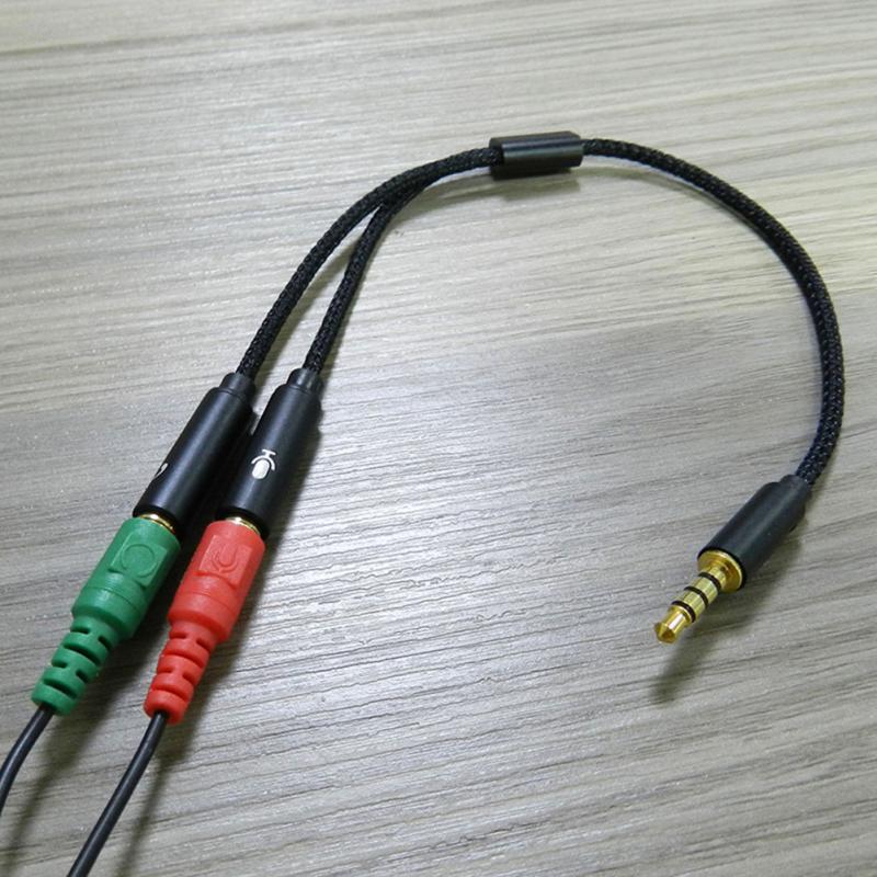 Cavo AUX da 3.5 Mm cavo Splitter Audio per Jack per Computer 1 microfono maschio a 2 femmina Splitter per cuffie Splitter per cuffie adattarsi