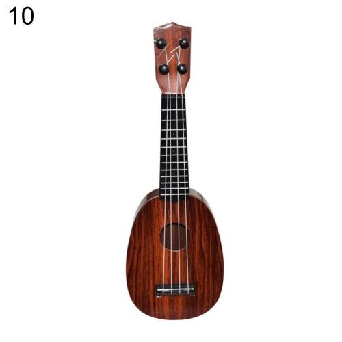 Musical Instrumente Holz Ukulele Art Einfarbig hawaiisch Gitarre Griffbrett Saiten Instrument Spielzeug Gitarre Linde