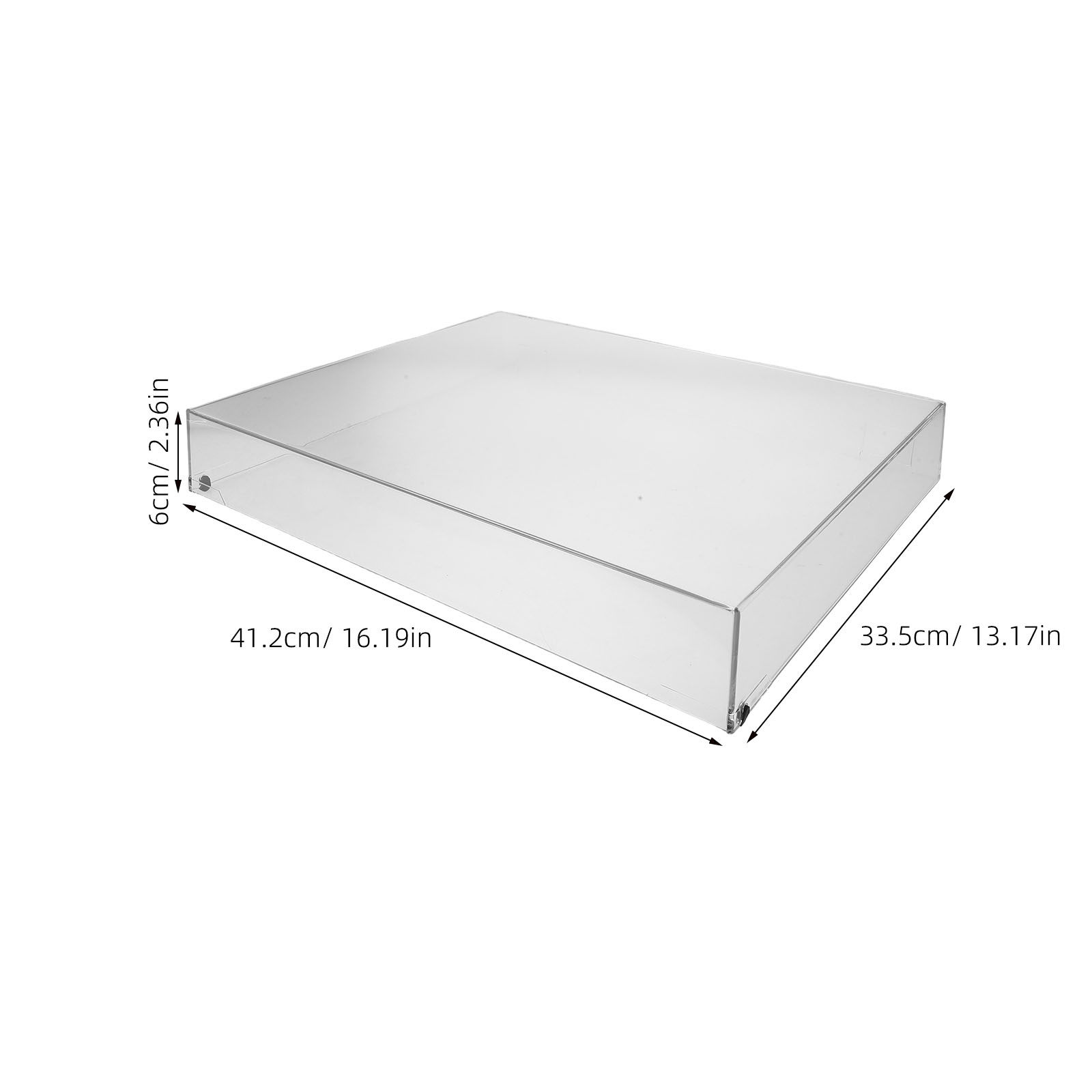 Klare Acryl-Plattenspieler-Staubschutzhülle, Schutzhülle für Plattenspieler, Schutzabdeckung für Vinyl-Plattenspieler, Schutzschild für Heim-Audio-Setups
