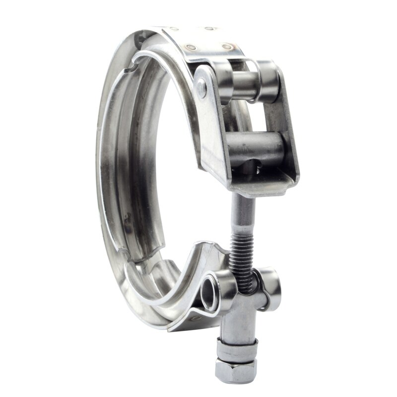 SPEEDWOW Universal 2.5 Inch Stainless Steel V-Band Clamp Flange Flat Kit Turbo Exhaust Flange For Exhaust Turbo Pipe Car Part