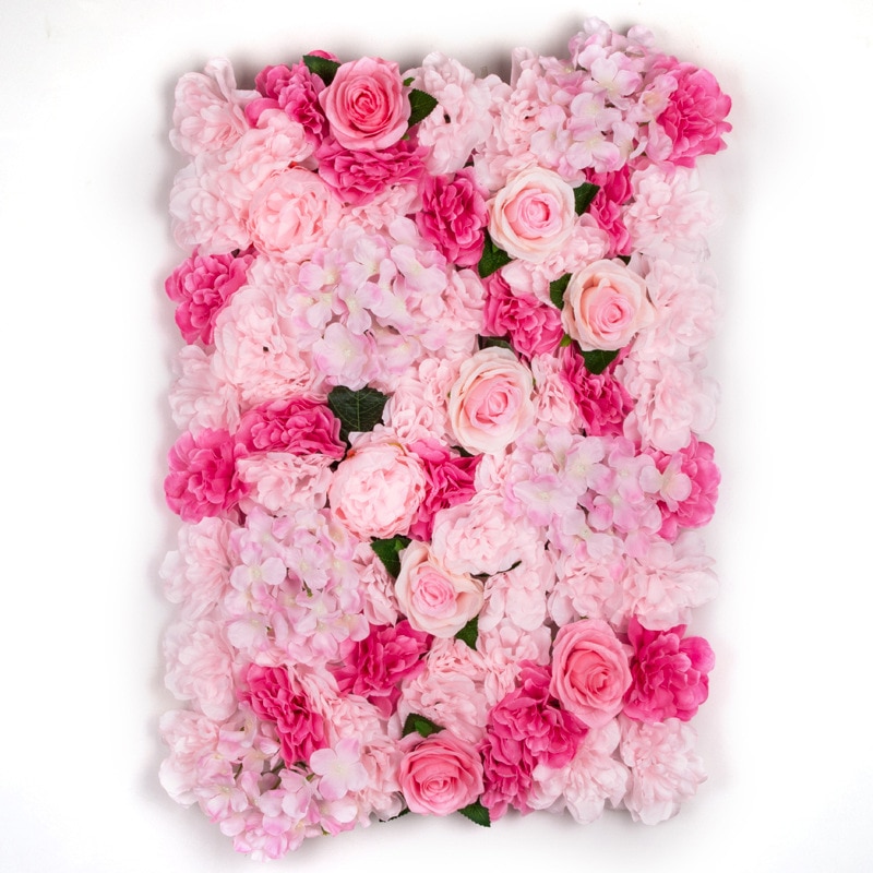 40 x 60cm silke rose blomst champagne kunstig blomst til bryllupsdekoration blomst væg romantisk bryllup baggrund dekoration