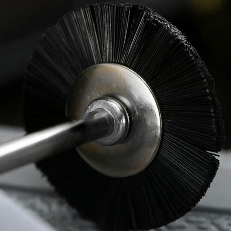 5 stk nylonbørstehjulbørster til polering af roterende værktøj