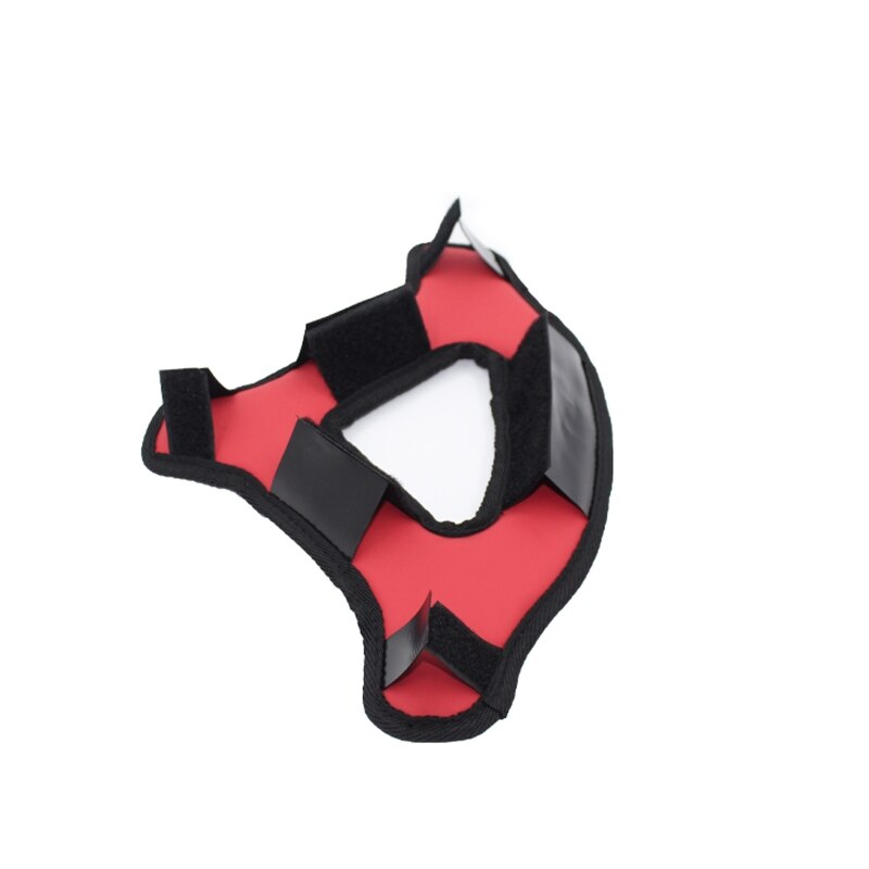 Headset-kopfpolster, kopfbandbefestigung für oculus quest 2, befestigungszubehör, helm-kopfpolster, druckentlastendes kopfband, schaumstoffpolster: Rot