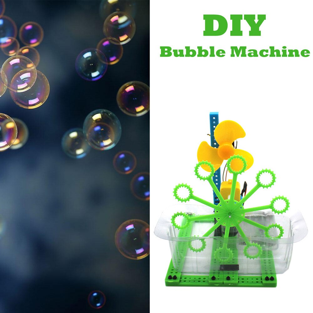 Kleurrijke 1Pc Funny Magic Bubble Blower Machine Speelgoed Meisjes Jongens Kinderen Perfect Diy Educatief Bubble Speelgoed