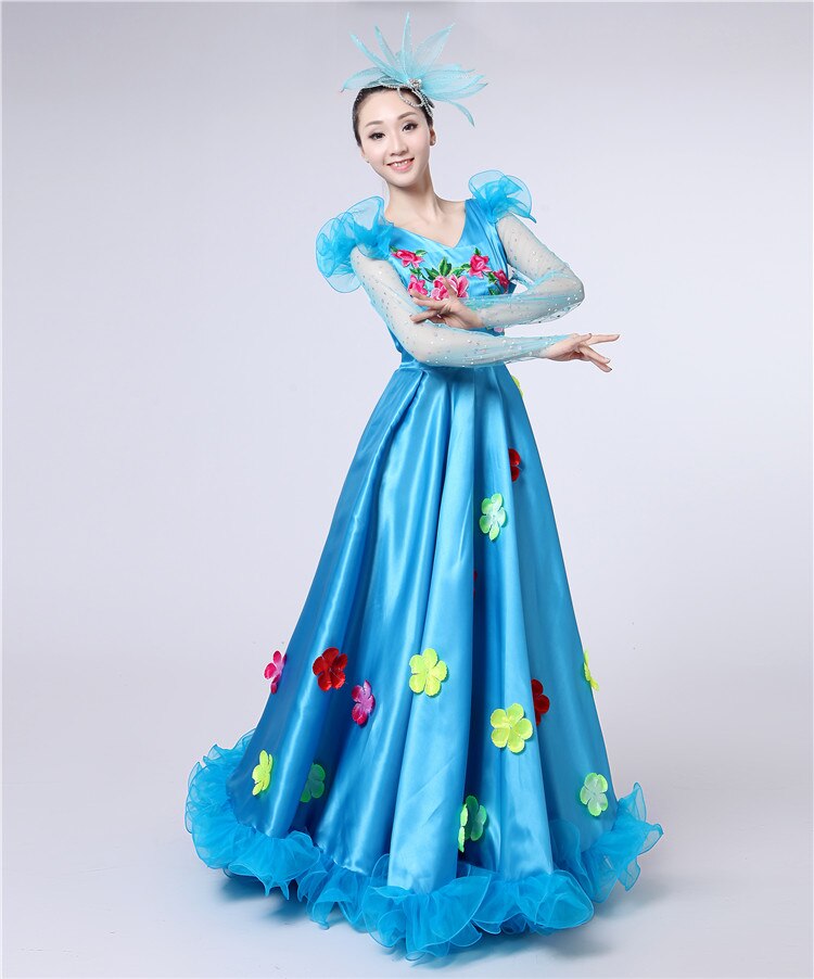 Brand Sales Ladies Dance Dress Opening Dance Costume Show Costumes Christian Dance Performance Dress Dress Dance Adult