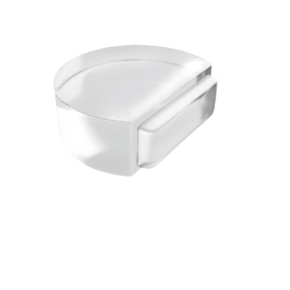 Anti-collision Self Adhesive Transparent Door Stopper Non Perforated Light Weight Silicone Door Stop D Shape PVC Door Block Door