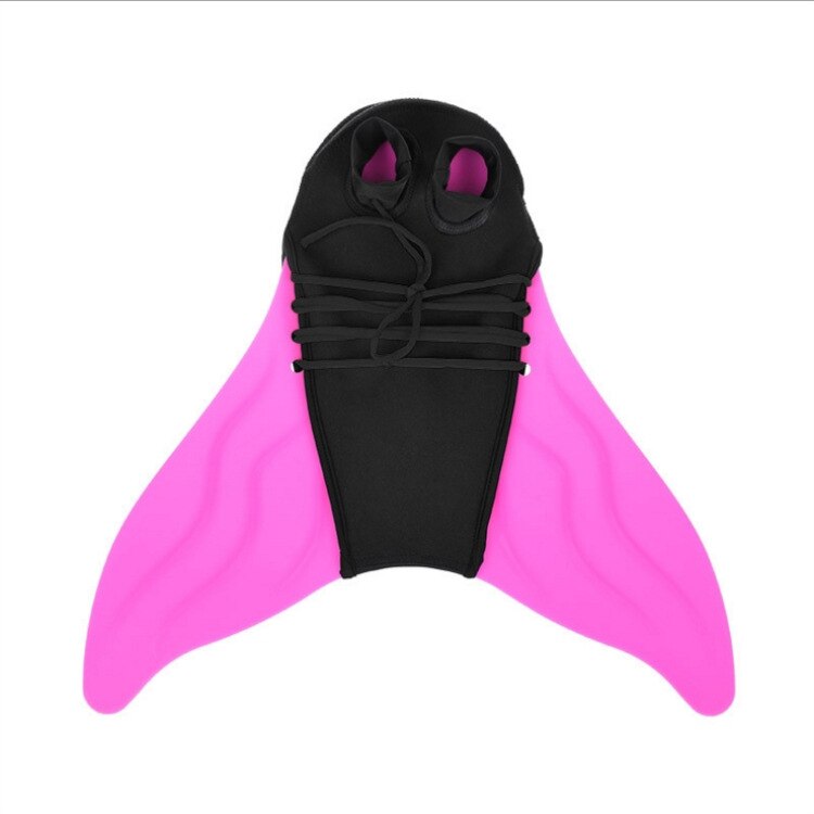 Kids/Adults Mermaid Tail Swimming Fin Snorkeling Foot Flipper Diving Swimming Assistant Tool Elastic Breathable Flippers Fins