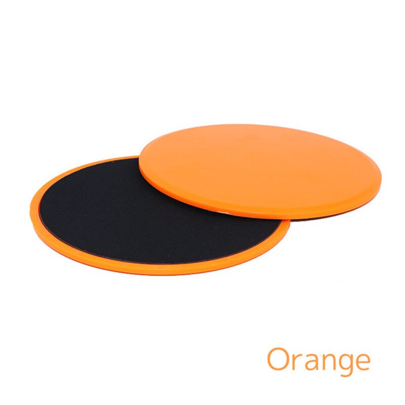 Discos deslizantes para ejercicio de Fitness, esterilla deslizante para hacer ejercicio de Yoga, de realce, gimnasio en casa, accesorios de entrenamiento de núcleo Abdominal: Naranja