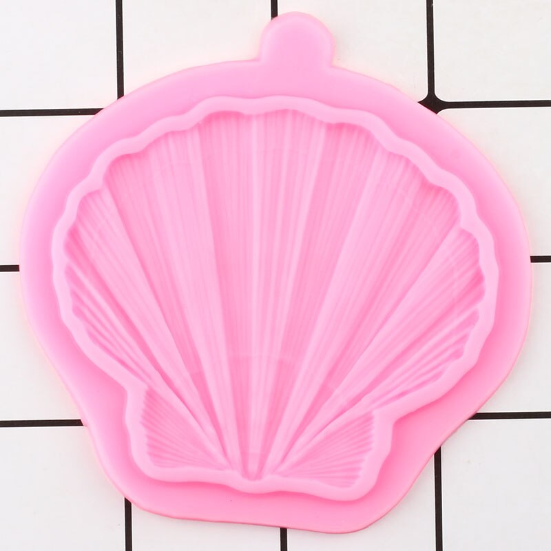 Clamshell Cupcake Topper Silicone Mold Party Cake Border Fondant Cake Decorating Tools Candy Resin Clay Chocolate Gumpaste Molds