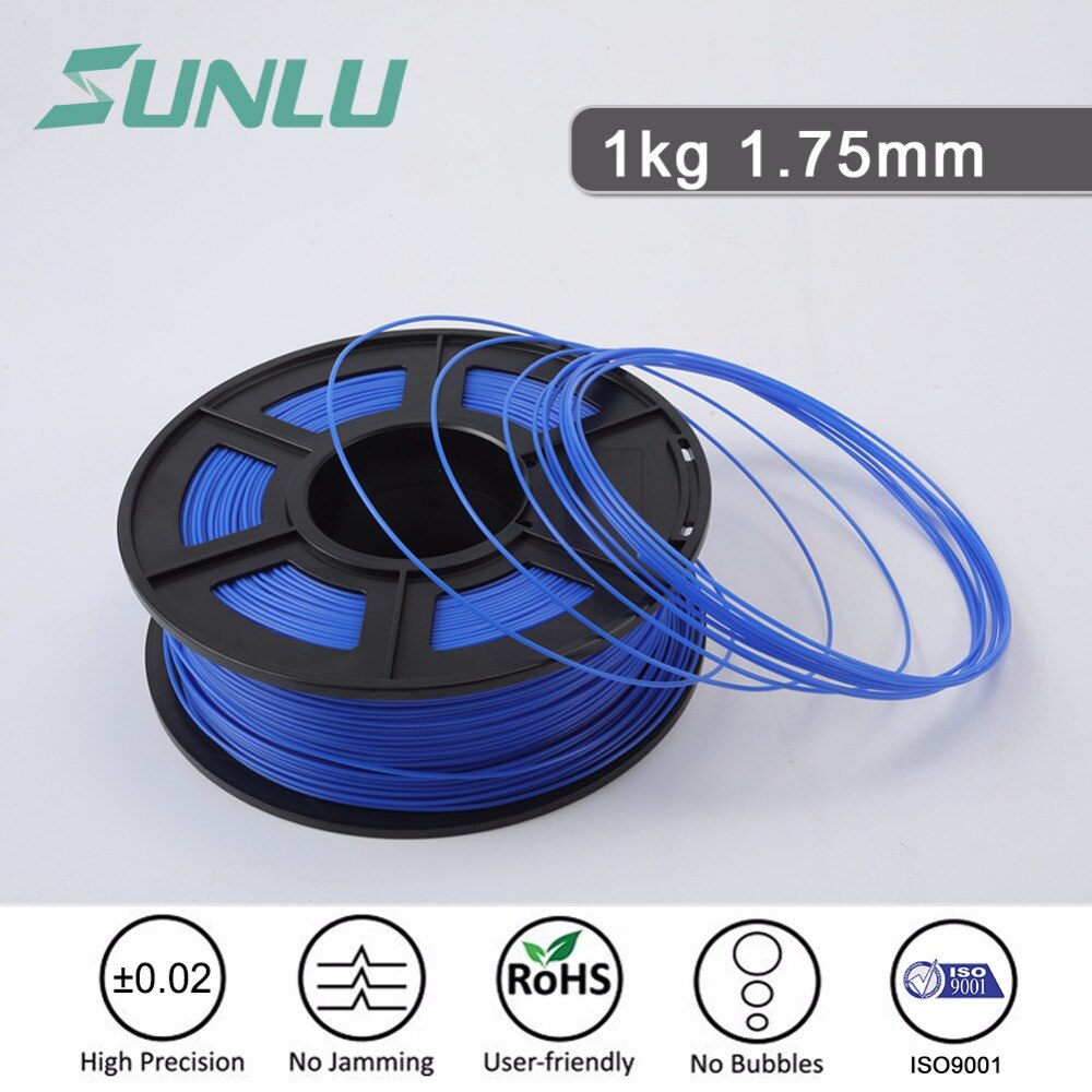 Sunlu 1Kg 1.75Mm Abs Filament Plastic Extrusie Machine Lijn Magnetische Filament Voor 3d Printer Abs Filament Extruder Gratis