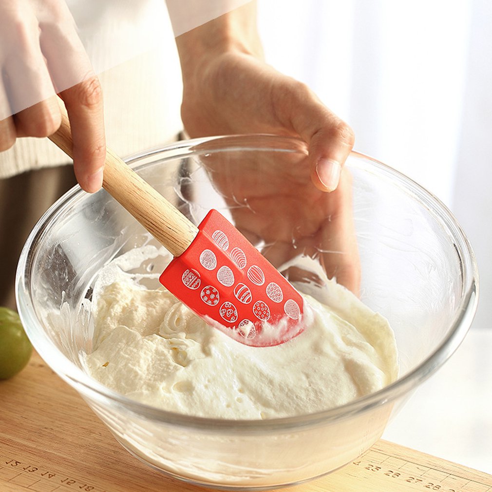 3-piece silicone spatula set cake baking tools, blender baking cream spatula to scrape Aberdeen butter in all directions