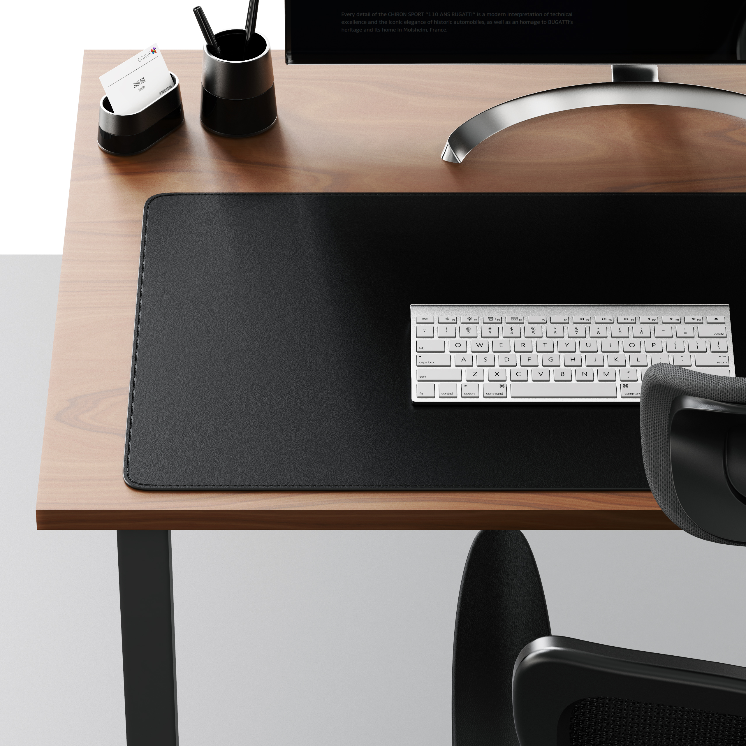 Dual-Sided Mouse Pad, Natural Cork & PU Leather Large Desk Pad for Office and Home Work, Desk Protector Non-Slip, Waterproof