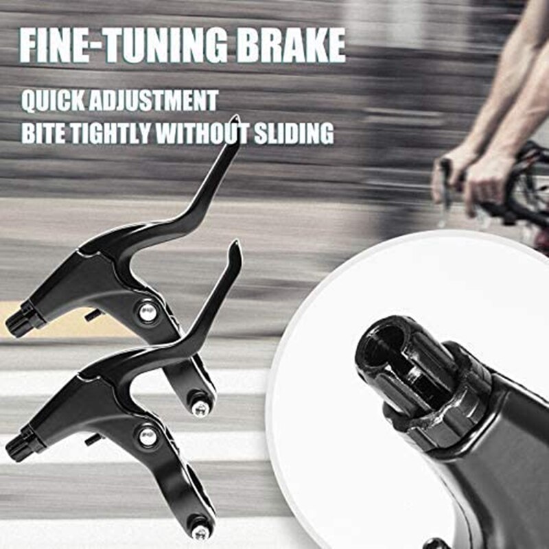 Fahrradbremshebel aus aluminiumlegierung für mountainbike, rennrad, faltrad, mtb, schwarz