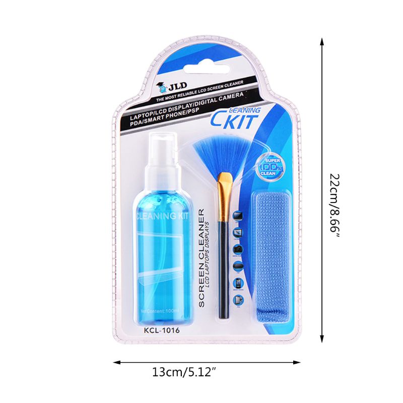 3 stuks/set schermreiniger voor laptop/telefoon/ipad/brillenstofzuiger