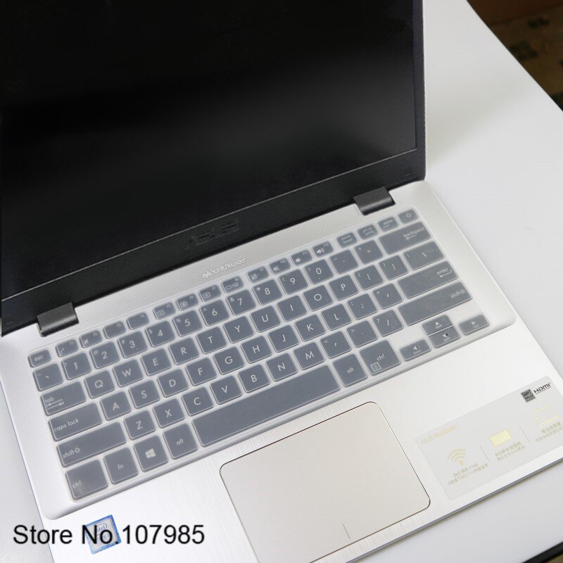 14 inch Laptop Keyboard Cover Protector For ASUS Vivobook S14 E406 E406MA E406M Q405Q 405UA Q405U X405U TP401 TP401MA S4000UA: Clear