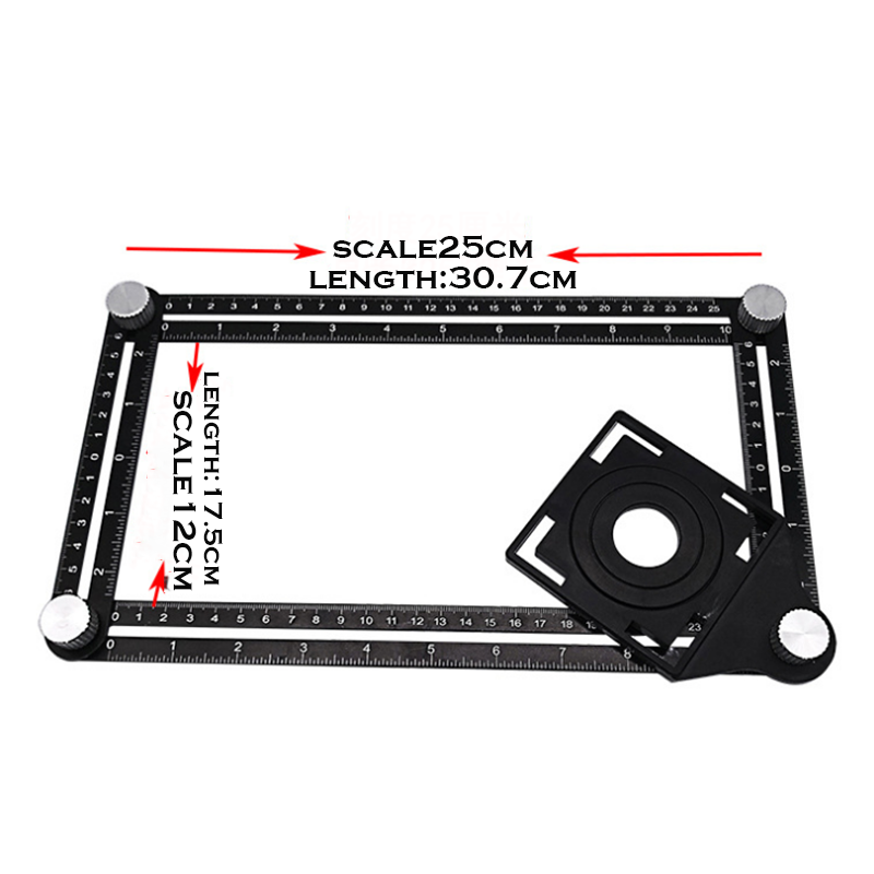 Ceramic Tile Hole Locator Tile Height Adjuster Universal Adjustable Mud Tile Glass Fixed Punch Multi-Functional Tiling Tool
