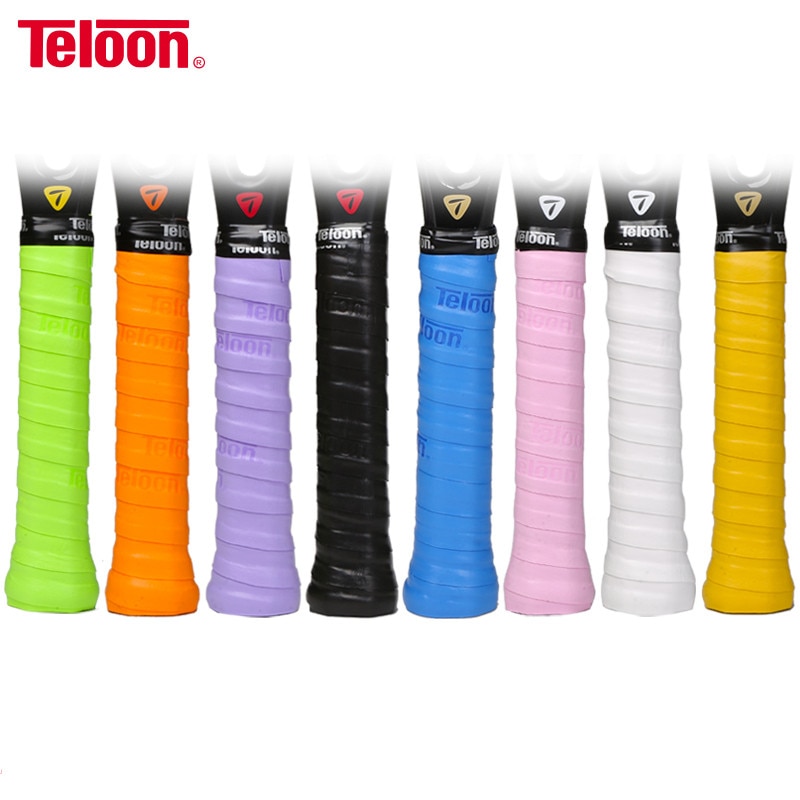 Teloon Tennis Racket Overgrip Thin Sticky Hand Glue Anti-skid Badminton Racket Grips Viscous for tenis K013SPE