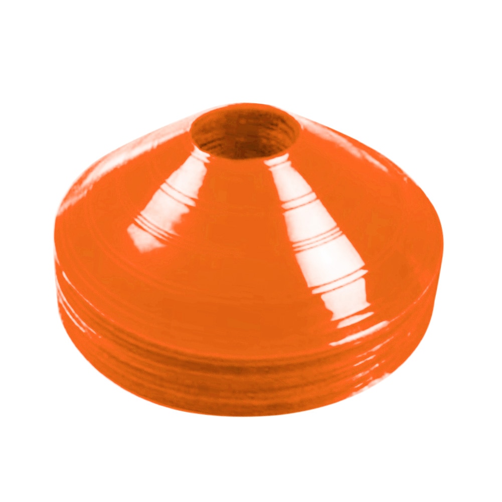 20Pcs/Set Football Field Barrier Markers Soccer Training Cones Sport Equipment: Orange