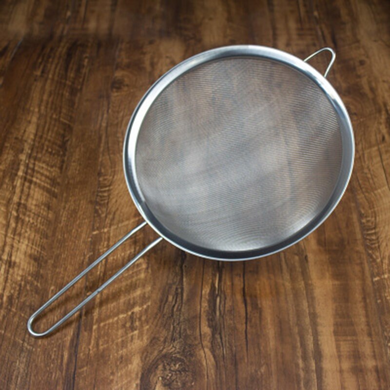 Optional Stainless Steel Fine Mesh Wire Sieve Tea Strainer Mesh Oil strainer Flour Colander Sieve Food Filter