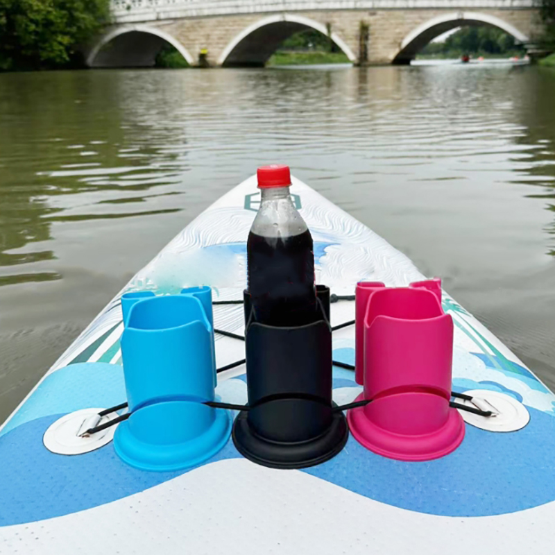 Paddle Board Cup Holder Universal Kayak Drink Cup Multifunctional Anti-flip Board Cup Surf Water Bottle