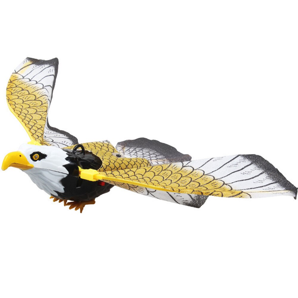 Eslinga electrónica de águila voladora para niños, modelo de pájaro flotador con sonido LED, juguete para niños, ,