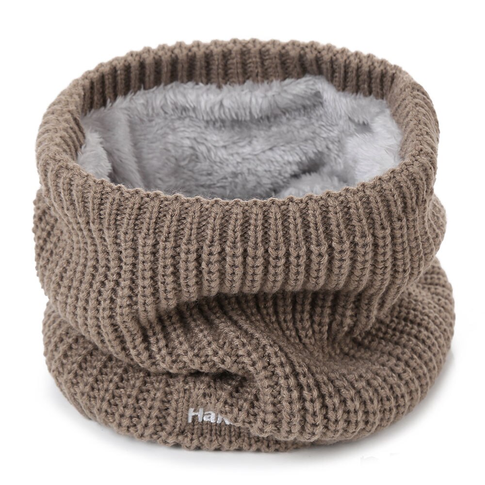 unisex vinter skjerf menn kvinner varme strikkede ringe skjerf tykk elastisk strikk lyddempere låve hals varmere takrenne jente skjerf krage