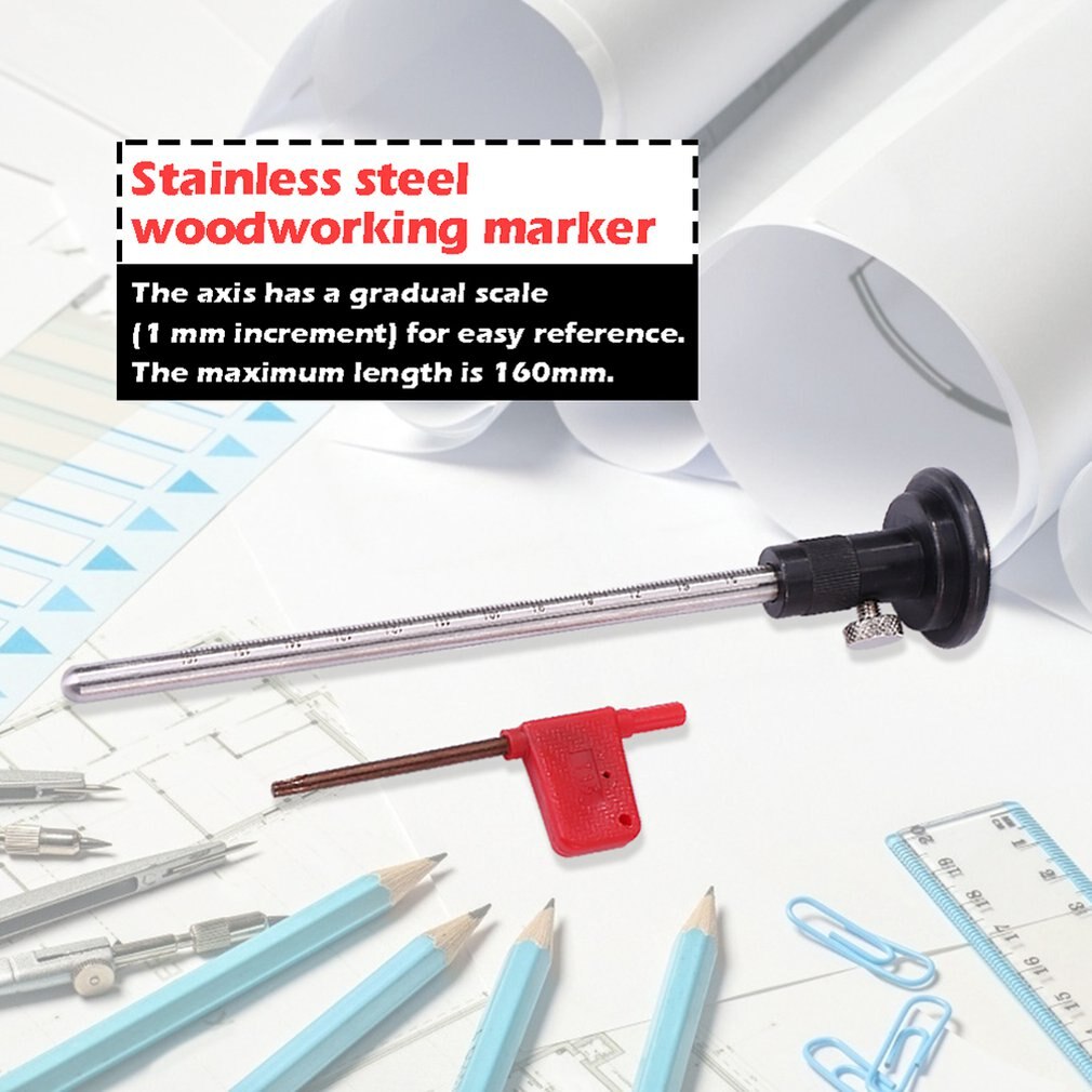 Marking Line Tool Scriber European Style Mark Scraper Marking Guage Dowels Marking Instrument Woodworking Tool