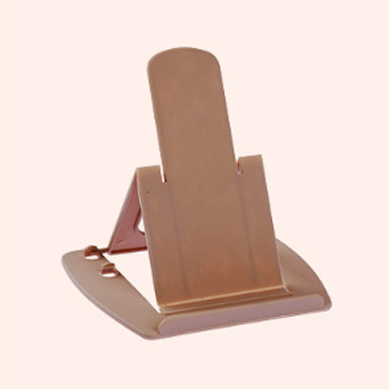 Uniwersalna składana podpórka robić telefonu komórkowego uchwyt z tworzywa sztucznego podstawka biurowa robić telefonu Smartphone i tablet uchwyt na telefon: khaki