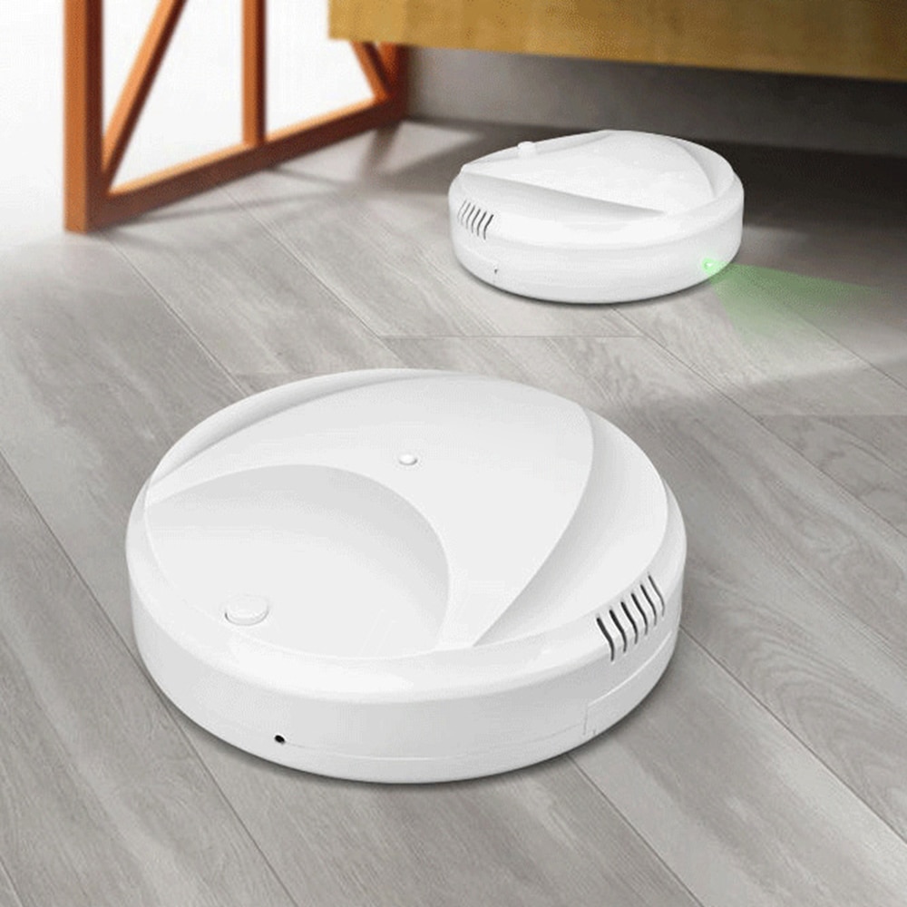 Household Robot Vacuum Cleaner USB Charging Strong Suction Smart Sensors Automatic Smart Robot Vacuum Floor Cleaning Appliances